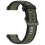 (Grün Schwarz)20mm Silikonband für Garmin Bounce 1