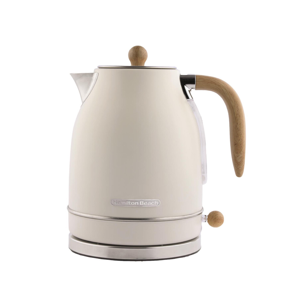 Hamilton Beach , Scandi Jug Electric Kettle, Matte Cream, 1.7L, Hbk17mc - Image 4