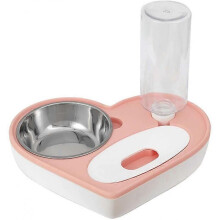 Heart-Shaped Water and Food Bowl for Pet