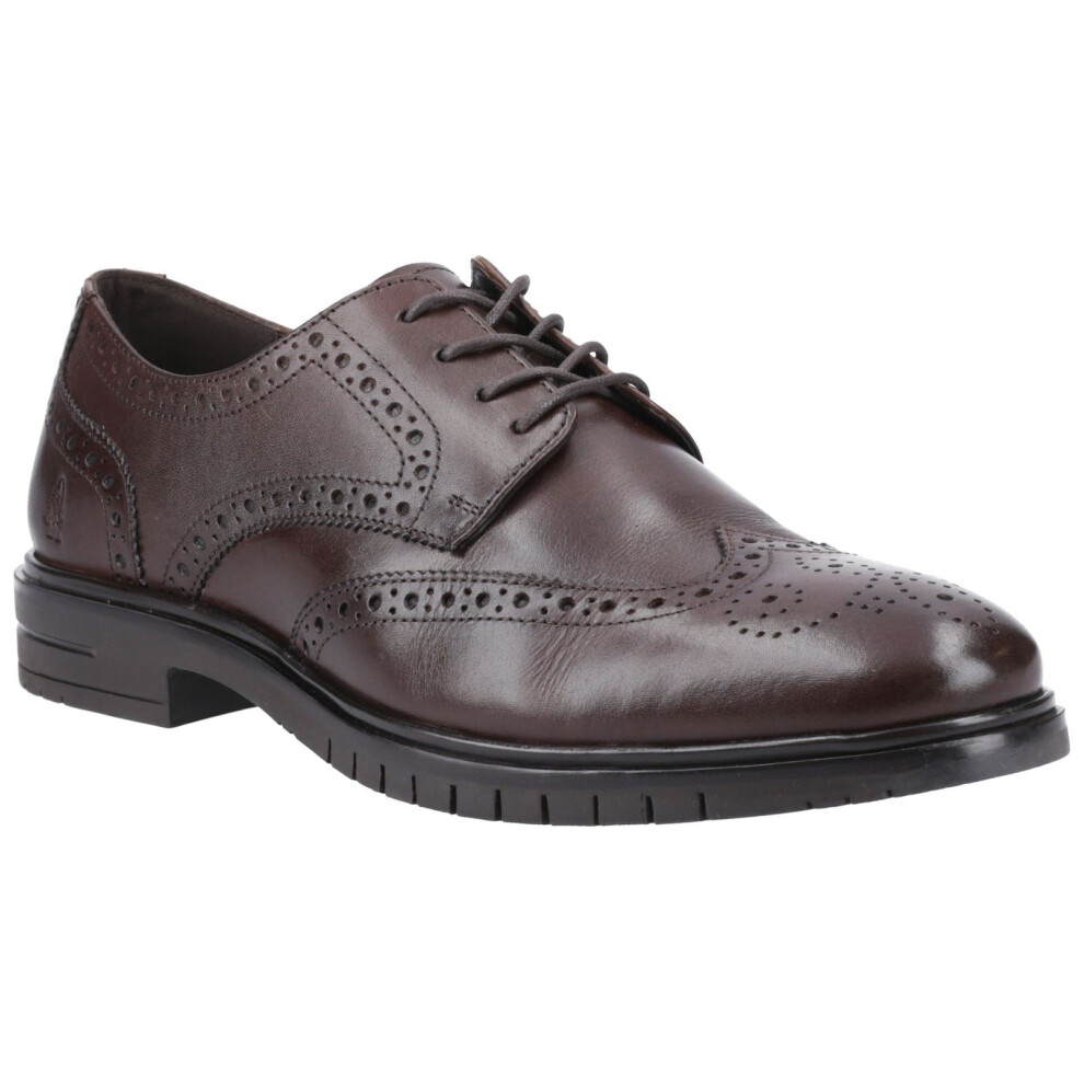 Hush Puppies (, 9 (Adults')) Santiago Leather Men's Brogues Shoes Brown