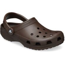 (Brown, 12 (Adults')) Crocs Classic Clog Thermoplastic Coffee Clogs