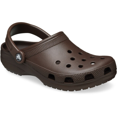 Crocs (Brown, 12 (Adults')) Crocs Classic Clog Thermoplastic Coffee Clogs