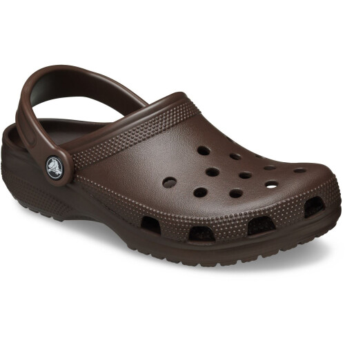 Crocs (Brown, 12 (Adults')) Crocs Classic Clog Thermoplastic Coffee Clogs 1