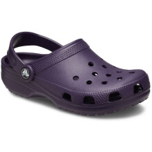 (Purple, 2 (Adults')) Crocs Kids' Classic Thermoplastic Dark Iris Loafers