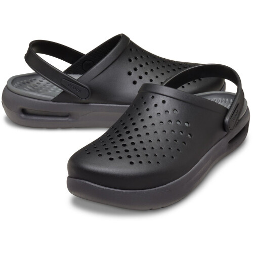 Crocs (Black, 12 (Adults')) Crocs InMotion Clog Thermoplastic Black Clogs 2