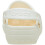 Crocs (White, 3 (Adults')) Crocs Classic Floral Cut Out Thermoplastic Chalk Clogs 2