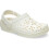 Crocs (White, 8 (Adults')) Crocs Classic Floral Cut Out Thermoplastic Chalk Clogs 1