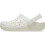 Crocs (White, 3 (Adults')) Crocs Classic Floral Cut Out Thermoplastic Chalk Clogs 6