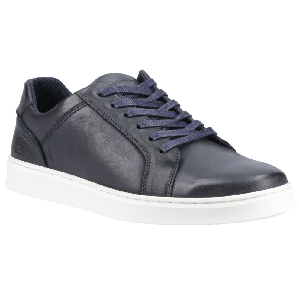 Hush Puppies (Blue, 11 (Adults')) Madden Leather Men's Navy Trainers