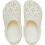 Crocs (White, 8 (Adults')) Crocs Classic Floral Cut Out Thermoplastic Chalk Clogs 5