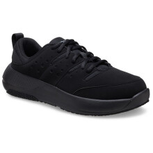 (Black, 12 (Adults')) Crocs On the Clock Polyurethane Men's Triple Black Trainers