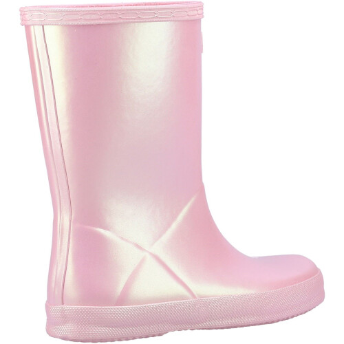 Hunter (Pink, 2 (Adults')) Hunter First Nebula Rubber Bella Wellington Boots 1