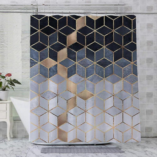 Modern Bathroom Waterproof Shower Curtain Colors Sizes Available 2