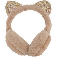 Cat earmuffs plush earmuffs sequins winter warm earmuffs animal earmuffs warm headwear