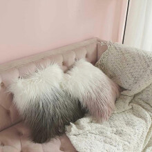 Set Of 2 Luxury Soft Faux Fur Fleece Cushion Cover Pillowcase Decorative Throw Pillows Covers