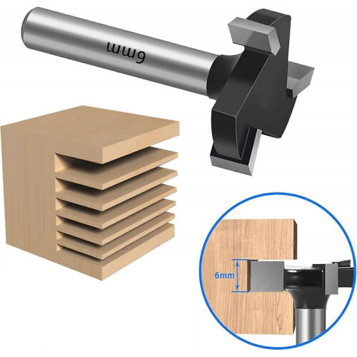 Surfacing Router Bit, 6mm Shank 25mm Cutting Diameter DadoPlaner Router Bits 2