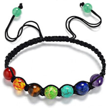 Stone Yoga Balancing Reiki Healing Lucky Charm Bracelet Diffuser Bracelet
