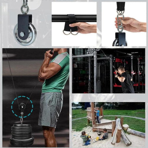 For Pulley System Gym Cable Machines LAT Pull Down Machines, Workout Equipment 1