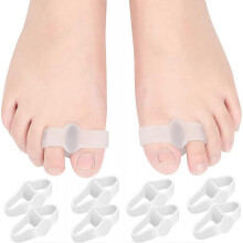 Bunion Gel Toe Separator Toe Separator Band 2 Rings 10 Pack Bunion Corrector for Men and Women for Bunion Relief
