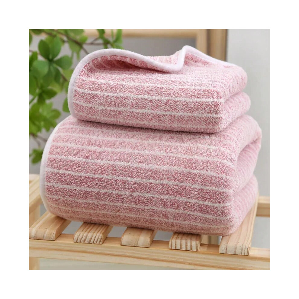 (pink, 35x75cm towel 1pc) Quick-Drying Towel Coral Fleece Towels Bath Towels Thickened Absorbent for Swimming Pool Sports Fitness Gift Towels-image-OPC-PHGPQND-NEW