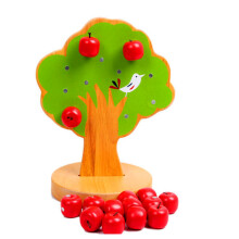 Holzspielzeug Magnetische Apfelbäume Frühkindliche Bildung Kindergarten In