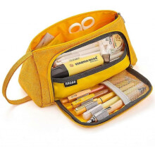 Large Capacity Multi-Slot Pen Pouch