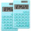 2 Pieces Basic Standard Calculators Mini Digital Desktop Calculator with 8-Digit LCD Display 1