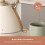 Hamilton Beach Hamilton Beach, Scandi Pyramid Electric Kettle, Matte Cream, 1.7L, HBK02MC 7