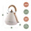 Hamilton Beach Hamilton Beach, Scandi Pyramid Electric Kettle, Matte Cream, 1.7L, HBK02MC 4