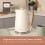 Hamilton Beach Hamilton Beach, Scandi Electric Kettle, Matte Cream, 1.7L, HBK01MC 9