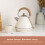 Hamilton Beach Hamilton Beach, Scandi Pyramid Electric Kettle, Matte Cream, 1.7L, HBK02MC 5