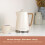 Hamilton Beach Hamilton Beach, Scandi Electric Kettle, Matte Cream, 1.7L, HBK01MC 5