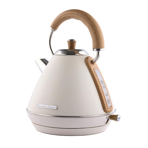 Hamilton Beach Hamilton Beach, Scandi Pyramid Electric Kettle, Matte Cream, 1.7L, HBK02MC 1