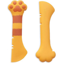 Cat Wet Food Spoon, Mini Spatula for Pet Canned Food, BPA Free Silicone Can Spoons