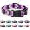 Adjustable Nylon Dog Collar with Patterns, Soft Comfy Pet Collar for Small Medium Large Dogs (S, Arrow) 1