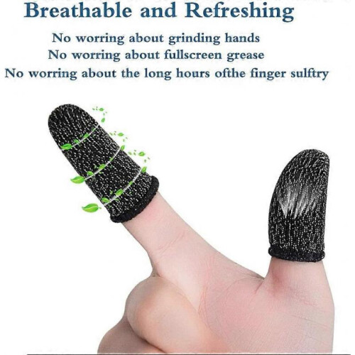 8pcs Mobile Game Finger Cover Controller Finger Cover Compatible with PUBG Mobile Game Controller Sensitive Shooting and Aiming Keys 2