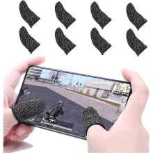 8pcs Mobile Game Finger Cover Controller Finger Cover Compatible with PUBG Mobile Game Controller Sensitive Shooting and Aiming Keys