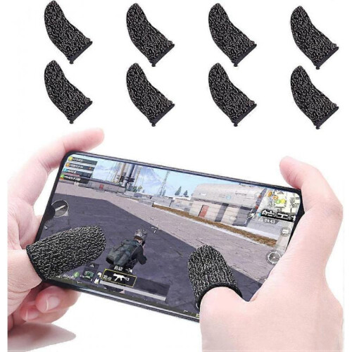 8pcs Mobile Game Finger Cover Controller Finger Cover Compatible with PUBG Mobile Game Controller Sensitive Shooting and Aiming Keys
