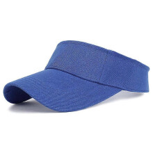 Unisex Sports Hat / Beach Hat, Golf Sun Hat, Uv Protection, No Top Sun Hat (Blue)