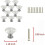 10 Pcs Crystal Glass Cabinet Knobs, Crystal Knobs, 30mm Diamond Shape Pulls Handles for Drawer Kitchen Cabinets Dresser Cupboard Wardrobe 3