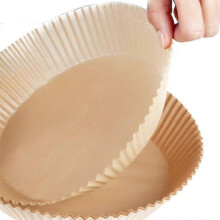 Air Fryer Disposable Paper Liner 100pcs Non-stick Disposable Air Fryer Liners Baking Paper for Air Fryer Oil-proof