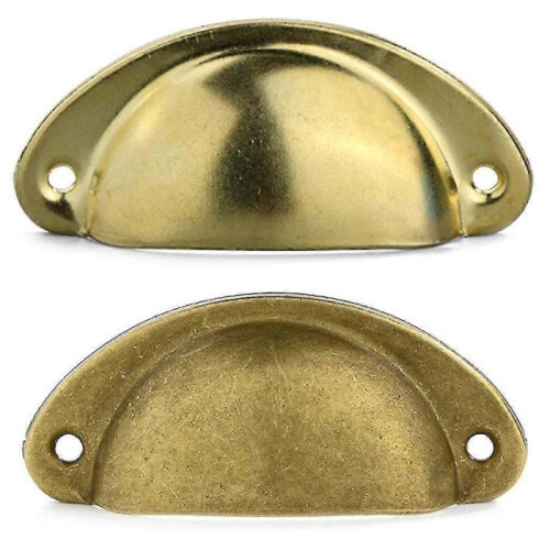 12pcs Cup Handles Shell Pull Kitchen Cupboard Cabinet Door Furniture Drawer Knobs 1