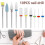 10pcs Nail Drill Bits Set Professional 3/32 Inch Electric Manicure Drill Bits Cuticle Remover Bits Kit with Case 2