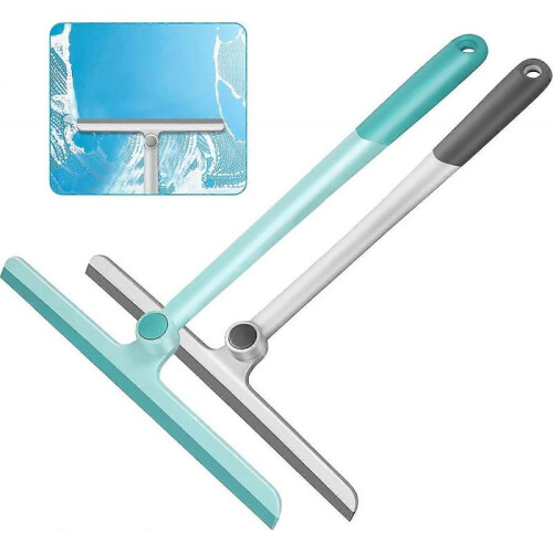 Shower Squeegee for Shower Doors, Shower Squeegee Silicone Handle Shower Squeegee