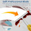 Shower Squeegee for Shower Doors, Shower Squeegee Silicone Handle Shower Squeegee 4