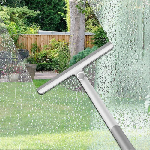Shower Squeegee for Shower Doors, Shower Squeegee Silicone Handle Shower Squeegee 1