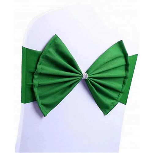 10Pack Elastic Slider Bow Chair Sashes