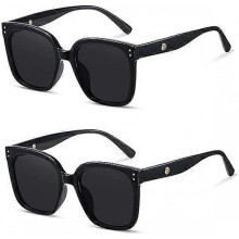 Sunglasses for Women Men Vintage Big Frame Ladies Shades UV400 Sun Glasses