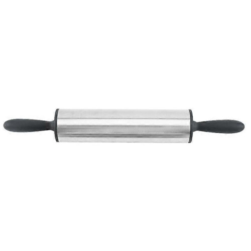 Non-stick rolling pin with non-slip bakelite handles, 26cm excluding handles