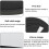 Anti-Bite Protection Cone Collars, Wound Collar Adjustable Neck Cone Protector, Post-OP Healing Collar Accelerate Wound Healing L Black 2